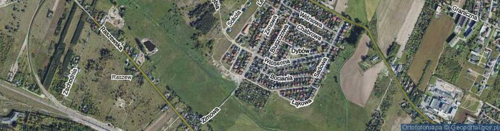 Zdjęcie satelitarne Zimowa ul.