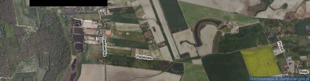 Zdjęcie satelitarne Zielone Wzgórza ul.