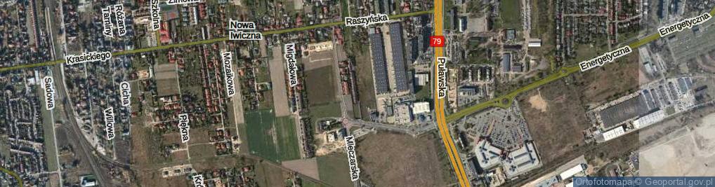 Zdjęcie satelitarne Zielony Sad ul.