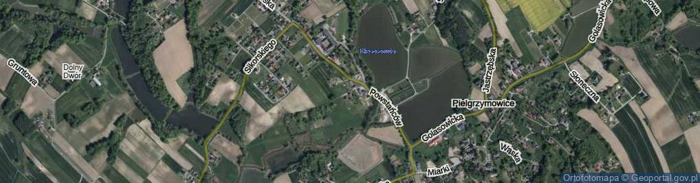 Zdjęcie satelitarne Ziołowa ul.
