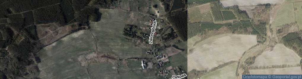 Zdjęcie satelitarne Zielonogórska ul.