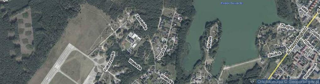 Zdjęcie satelitarne Zielna ul.