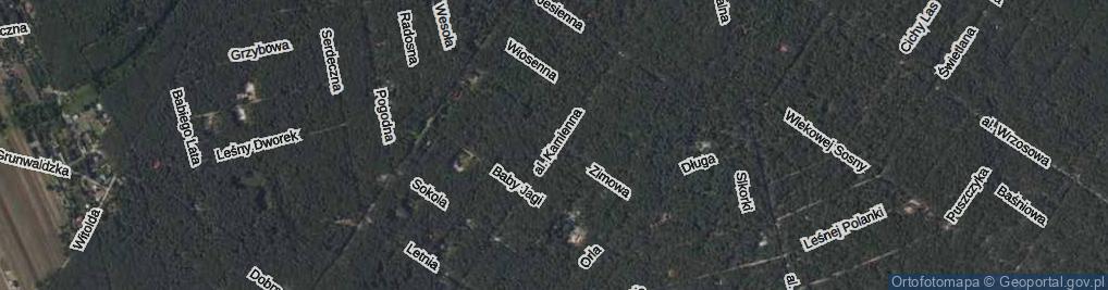 Zdjęcie satelitarne Zimowa ul.