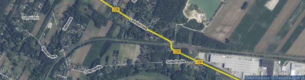 Zdjęcie satelitarne Zielona ul.