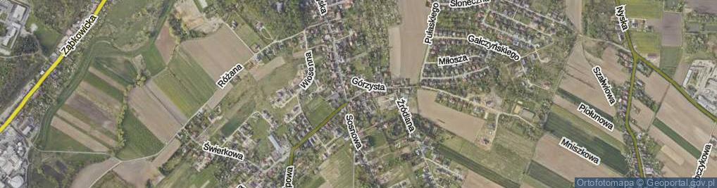 Zdjęcie satelitarne Zielna ul.