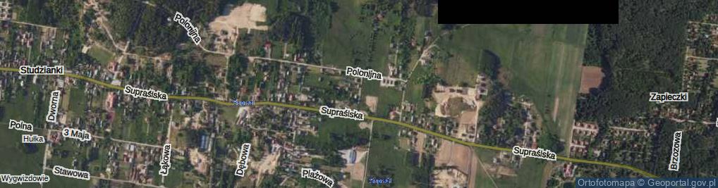 Zdjęcie satelitarne Zielona ul.