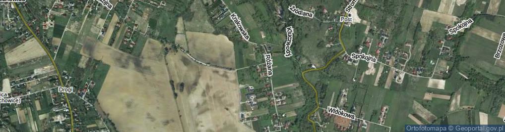 Zdjęcie satelitarne Zielona ul.