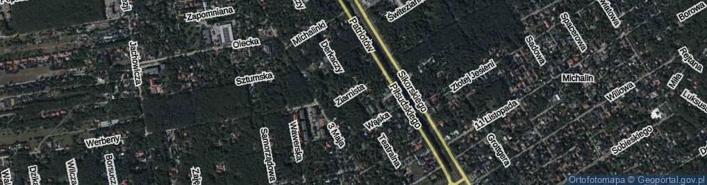 Zdjęcie satelitarne Ziarnista ul.