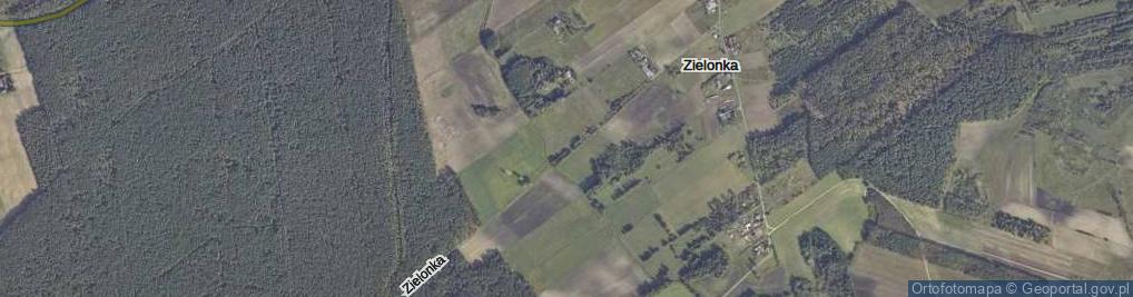 Zdjęcie satelitarne Zielonka ul.
