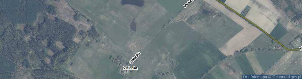 Zdjęcie satelitarne Zielonka ul.