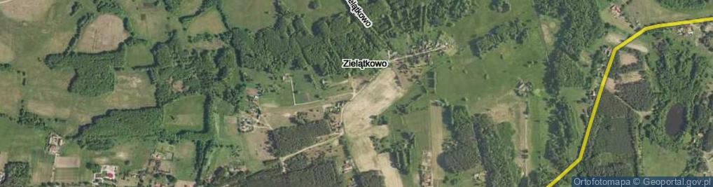 Zdjęcie satelitarne Zielątkowo ul.