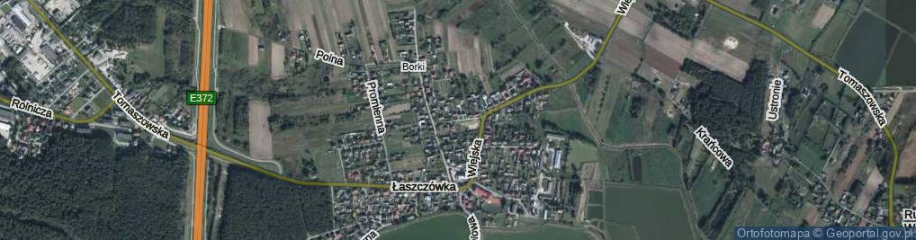 Zdjęcie satelitarne Zielona ul.