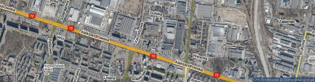 Zdjęcie satelitarne Ziemniaczana ul.