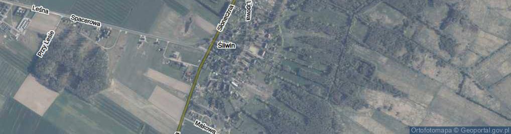 Zdjęcie satelitarne Zjazdowa ul.
