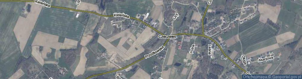 Zdjęcie satelitarne Złota Góra ul.