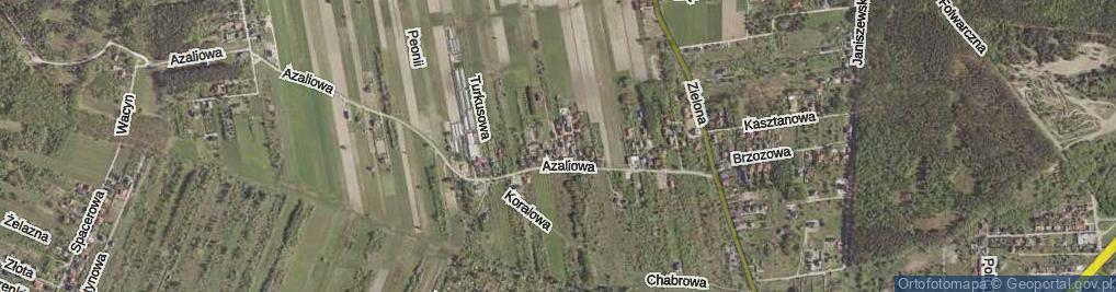 Zdjęcie satelitarne Złota ul.