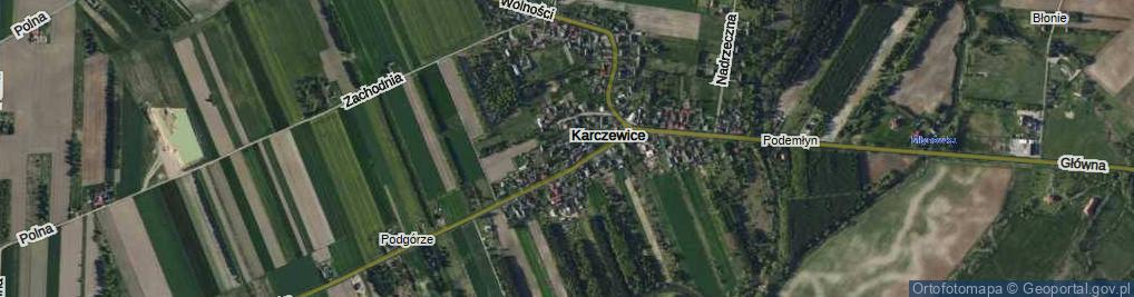 Zdjęcie satelitarne Złota ul.