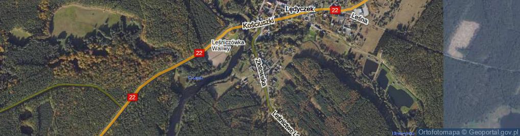 Zdjęcie satelitarne Złotowska ul.