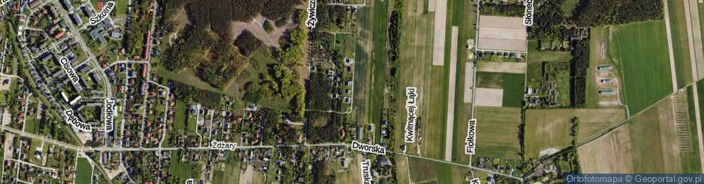 Zdjęcie satelitarne Złotej Jesieni ul.