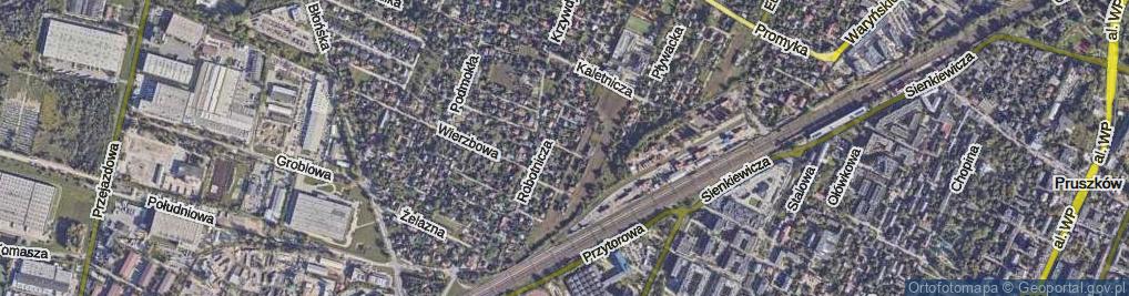 Zdjęcie satelitarne Złotnicza ul.