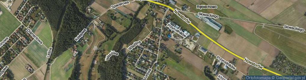 Zdjęcie satelitarne Złota ul.