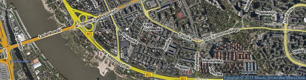 Zdjęcie satelitarne Złoczowska ul.