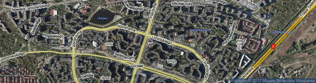 Zdjęcie satelitarne Złotej Wilgi ul.