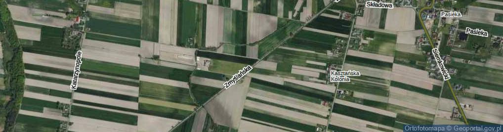 Zdjęcie satelitarne Zmyślańska ul.