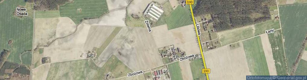 Zdjęcie satelitarne Żniwna ul.