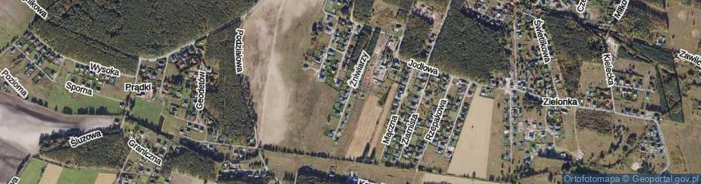 Zdjęcie satelitarne Żniwiarzy ul.