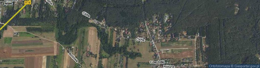 Zdjęcie satelitarne Zorzy Polarnej ul.