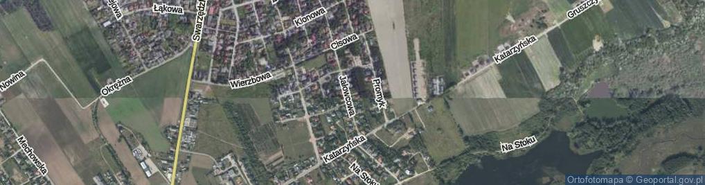 Zdjęcie satelitarne Zorza ul.