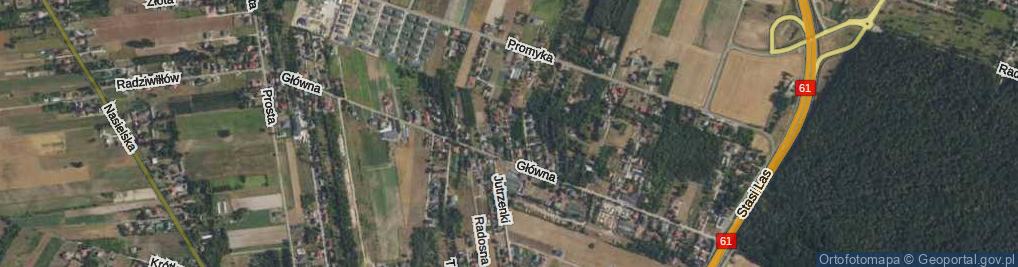 Zdjęcie satelitarne Zorzy ul.