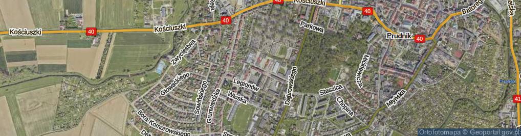 Zdjęcie satelitarne Żołnierska ul.