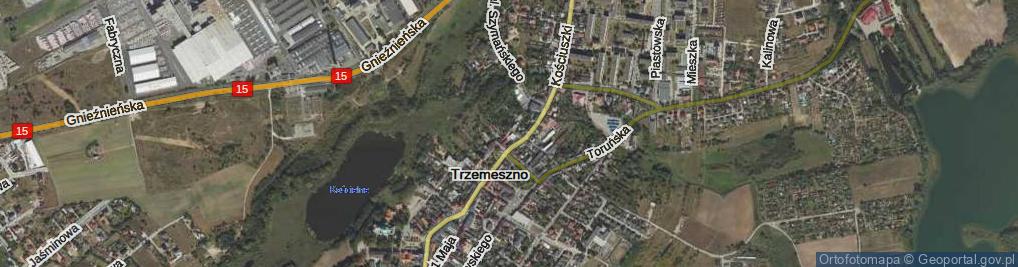 Zdjęcie satelitarne Żółwia ul.