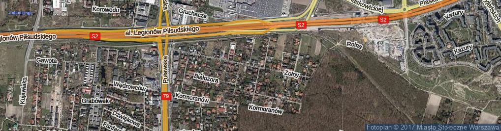 Zdjęcie satelitarne Żołny ul.
