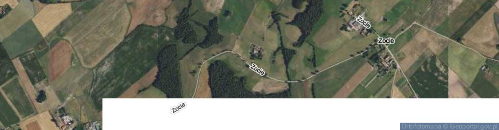 Zdjęcie satelitarne Zocie ul.