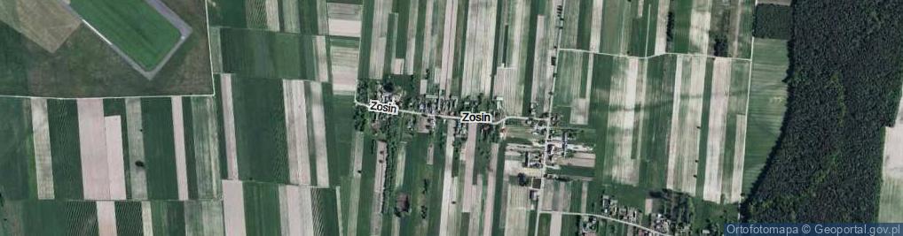 Zdjęcie satelitarne Zosin ul.
