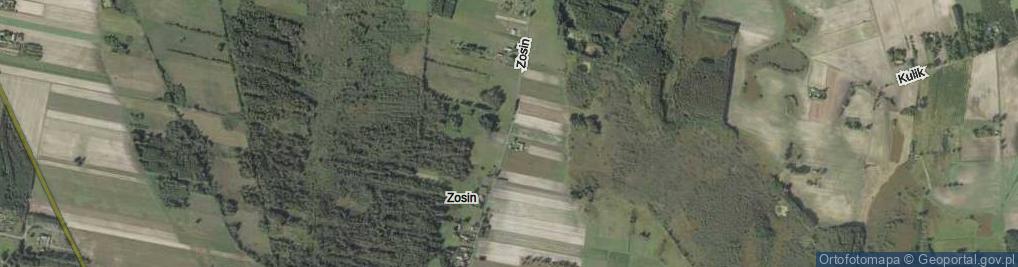 Zdjęcie satelitarne Zosin ul.