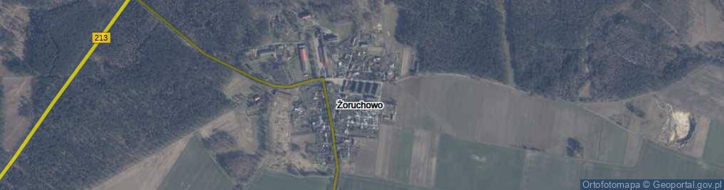 Zdjęcie satelitarne Żoruchowo ul.