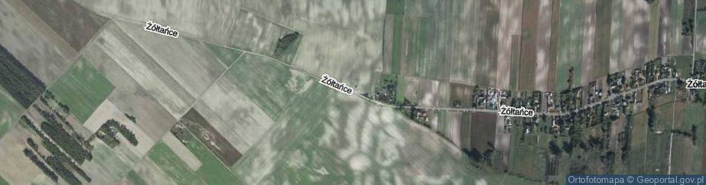 Zdjęcie satelitarne Żółtańce ul.