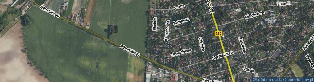 Zdjęcie satelitarne Żukowska ul.