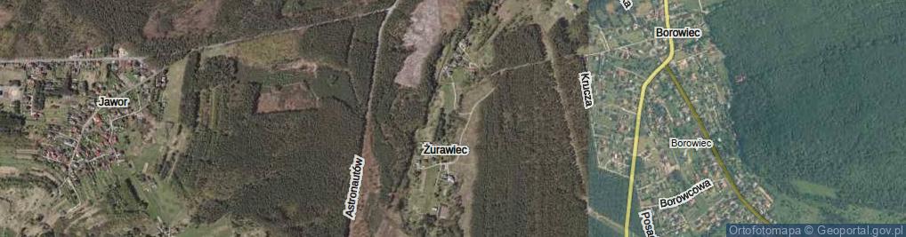 Zdjęcie satelitarne Żurawiec ul.