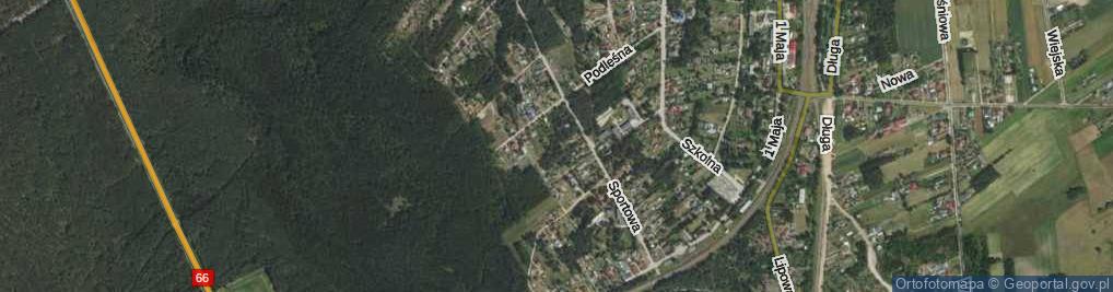 Zdjęcie satelitarne Żurawia ul.