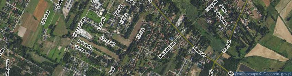 Zdjęcie satelitarne Żurawia ul.