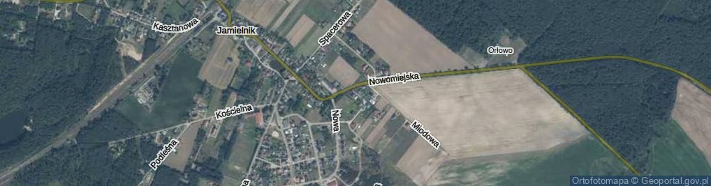 Zdjęcie satelitarne Żurawia ul.