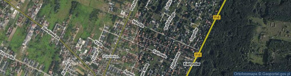 Zdjęcie satelitarne Żurawiowe Mokradła ul.