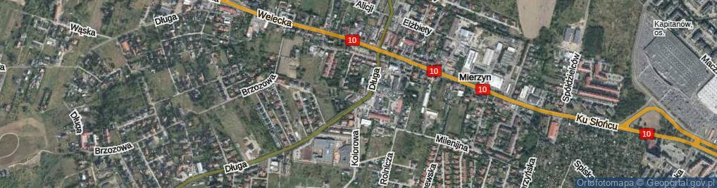 Zdjęcie satelitarne Żurawinowa ul.