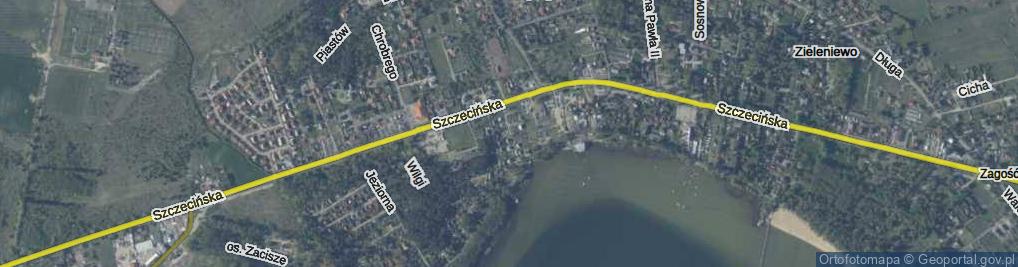 Zdjęcie satelitarne Żurawia ul.