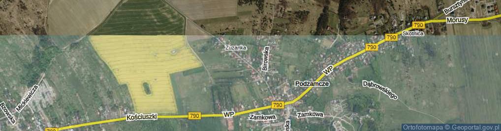 Zdjęcie satelitarne Zuzanka ul.